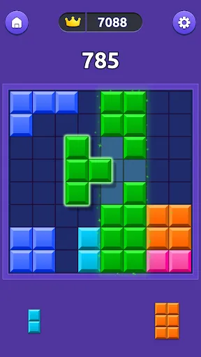 Gameplay screenshot 2 from Block Blitz: Puzzle Adventure - Puzzle game